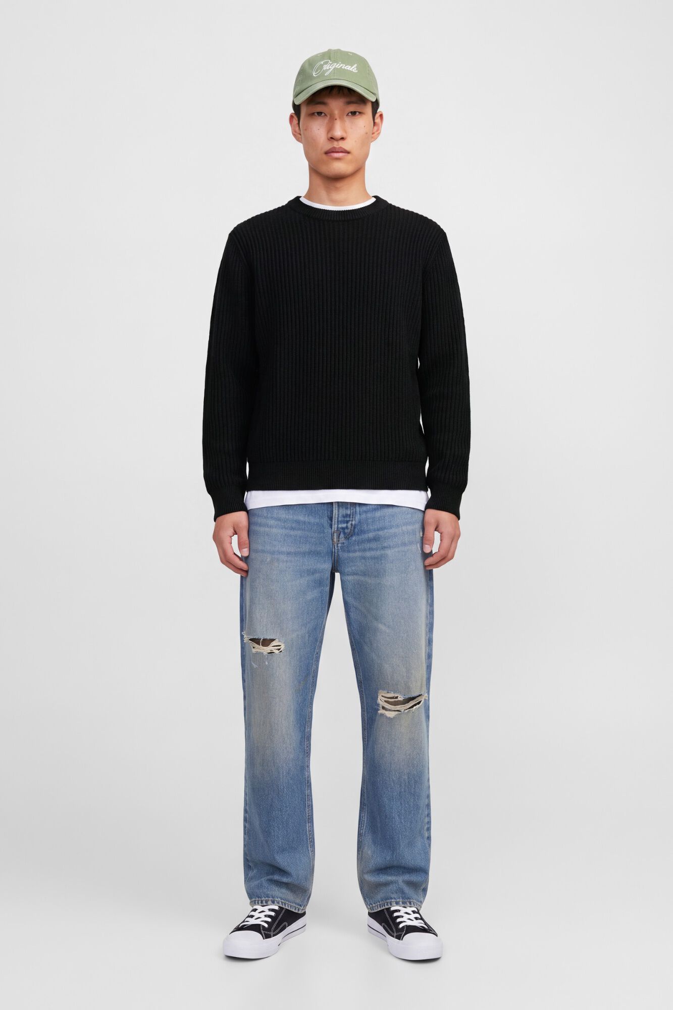 Jack & Jones Camisola relaxed gola redonda
