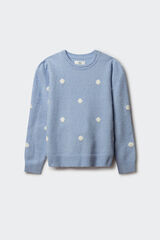 Springfield Kids Camisola de bolinhas para menina azul