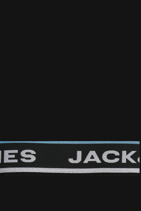 Jack & Jones PLUS Boxer curto em algod&atilde;o preto
