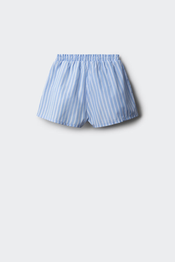 Springfield Kids Shorts riscas para meninas azul