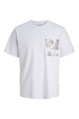 Jack & Jones T-shirt regular fit com bolso branco