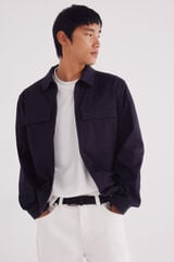 Springfield Sobrecamisa algodão azul