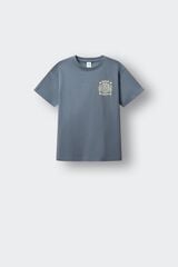 Springfield Kids T-shirt mosaico de crian&ccedil;a azul