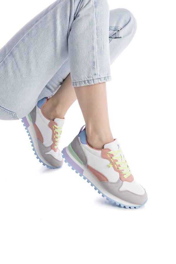 XTI sapatilha/chinelo feminino têxtil  branco