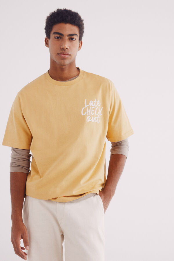 Springfield Botanical patch t-shirt printed