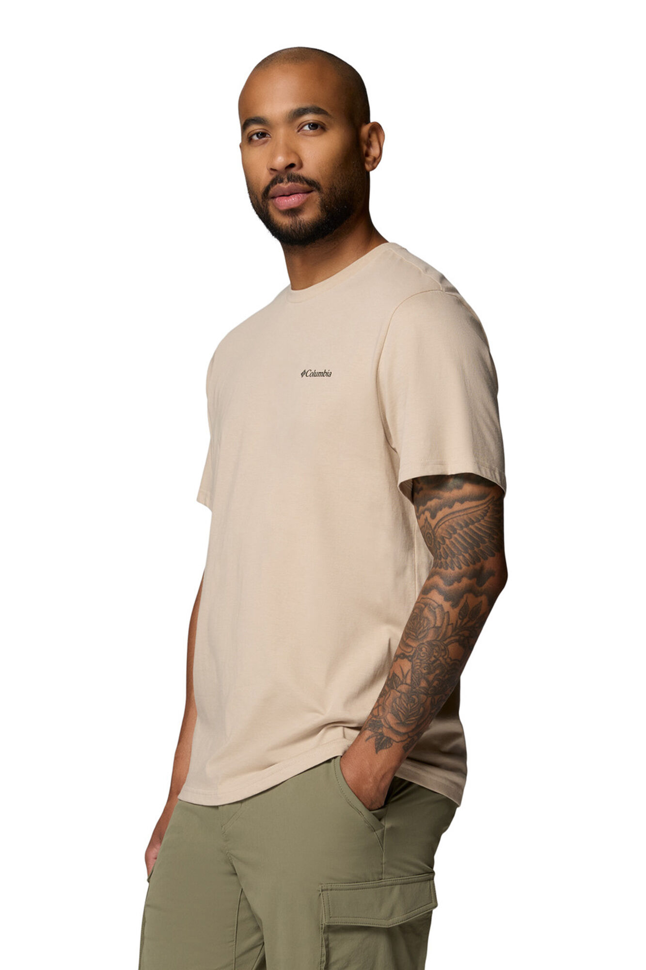 Columbia T-shirt com estampado de natureza nas costas