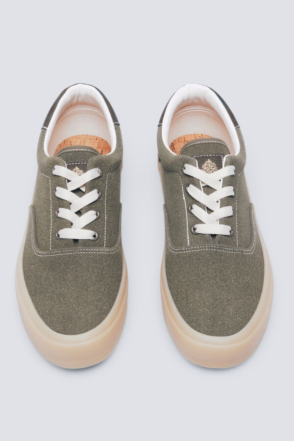 Springfield Zapatilla básica casual verde