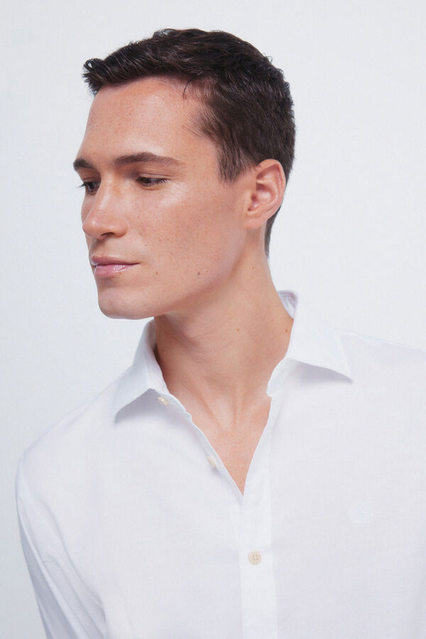 Springfield Camisa estruturada branco