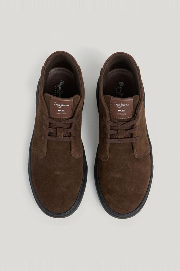 Pepe Jeans Botas de camur&ccedil;a leves castanho
