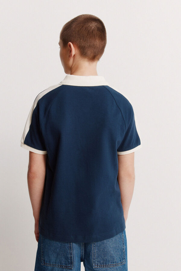 Springfield Kids Polo cortados y cosidos ni&ntilde;o azul