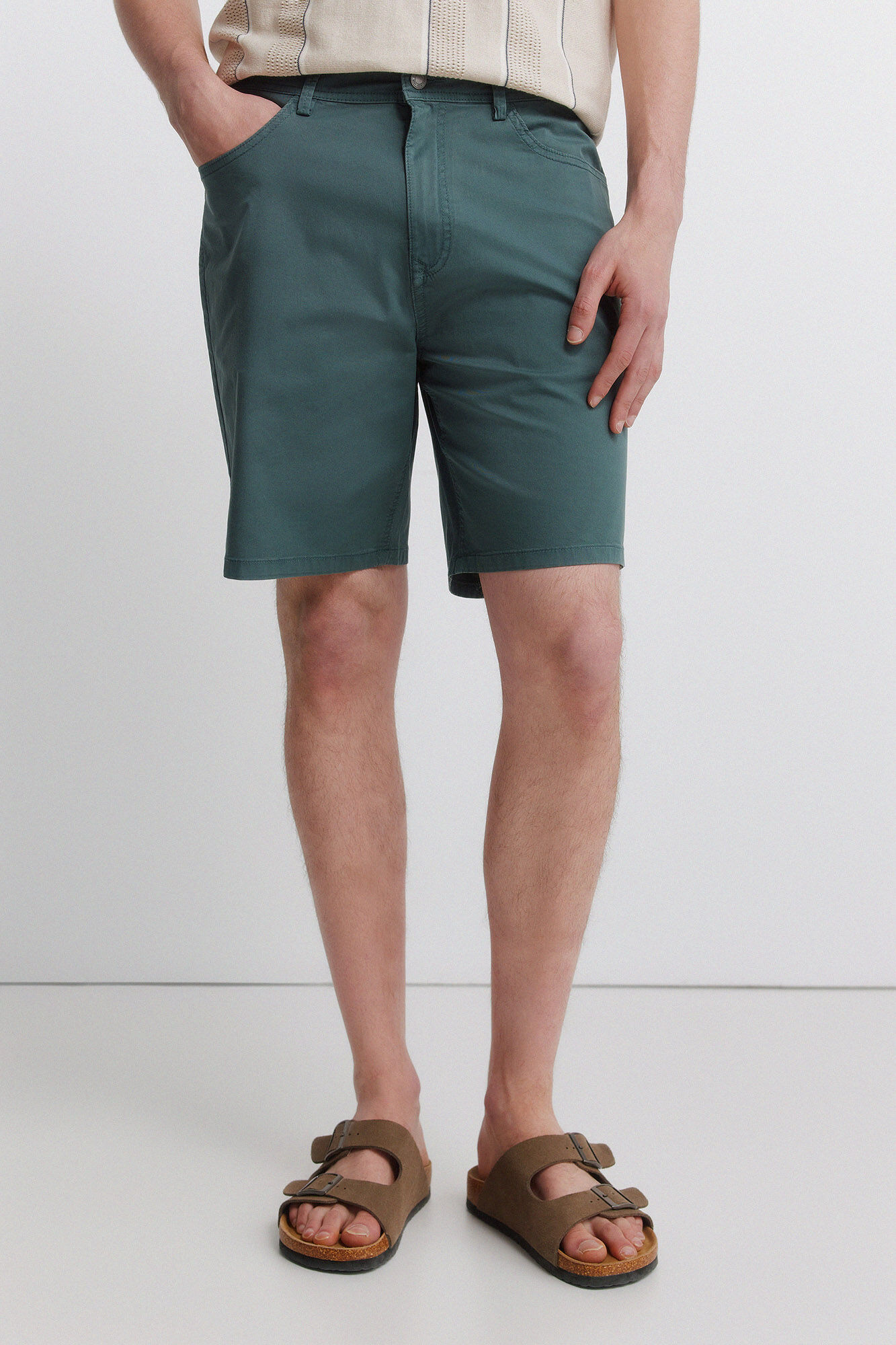 Springfield Bermudas leve 5 bolsos lavagem regular fit