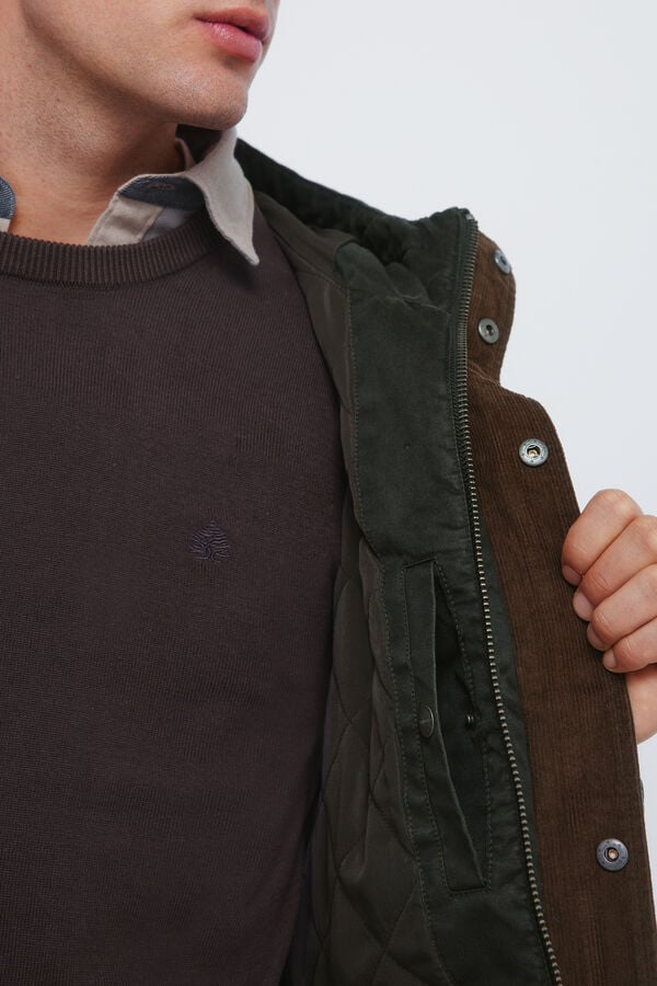 Springfield Parka de algodão estampado