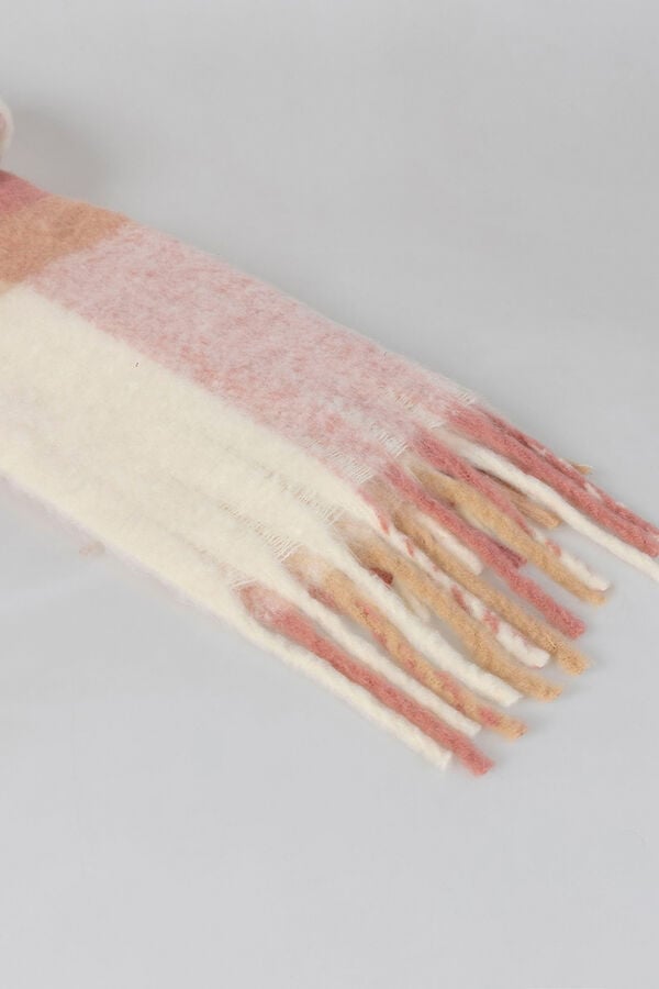 System Action lenços xadrez estampado