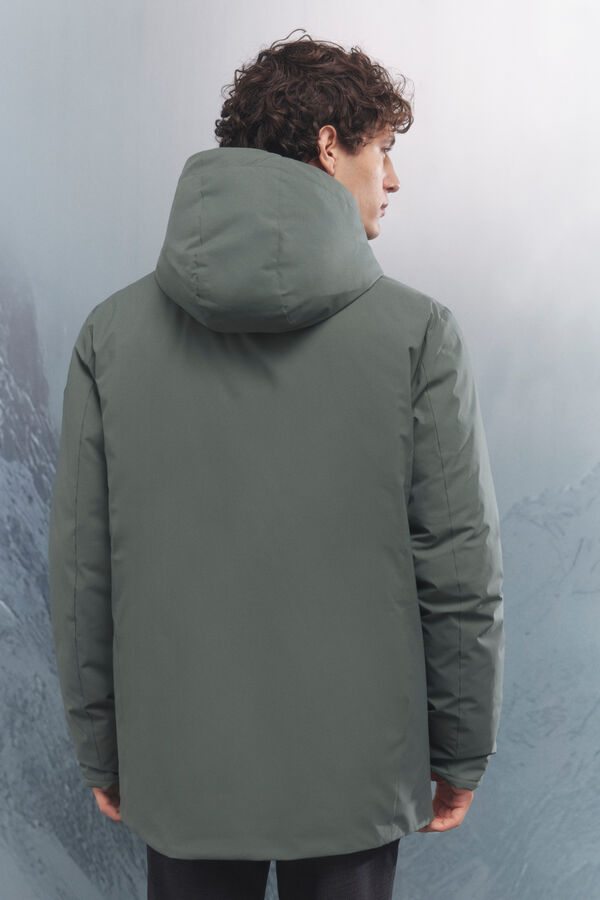 Springfield Parka acolchoada térmica verde