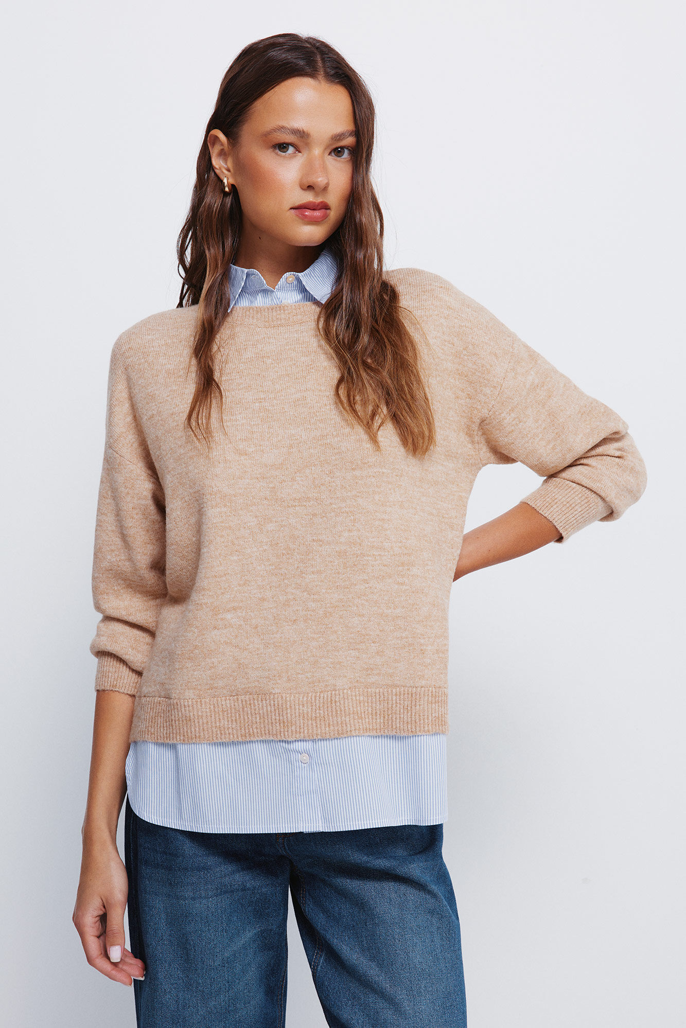 Springfield Jersey combinado camisero