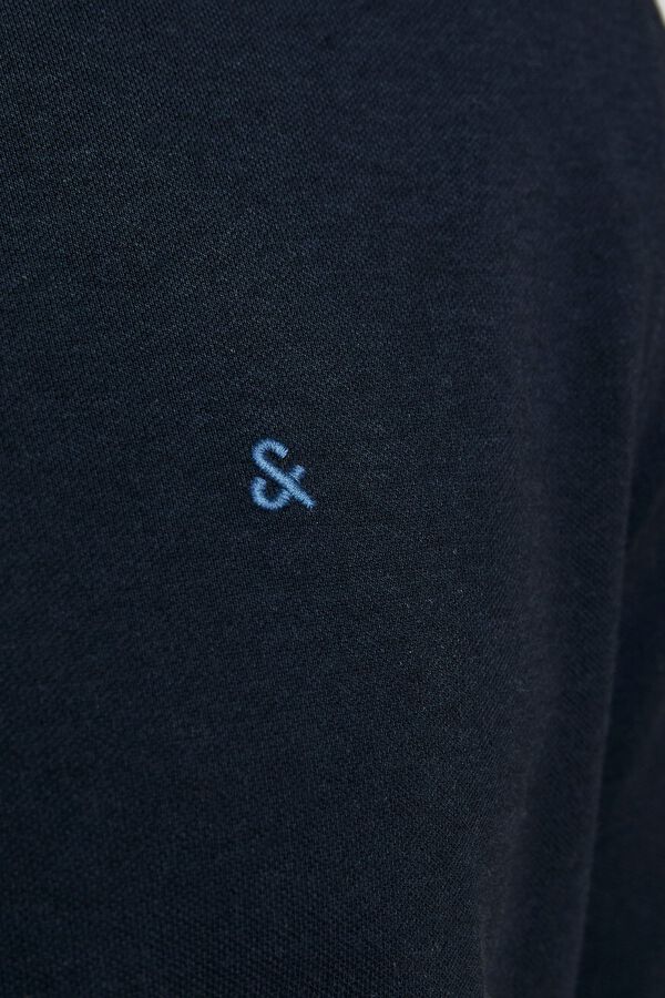 Jack & Jones PLUS Polo b&aacute;sico manga curta azul