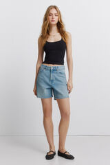 Springfield Bermudas denim azul