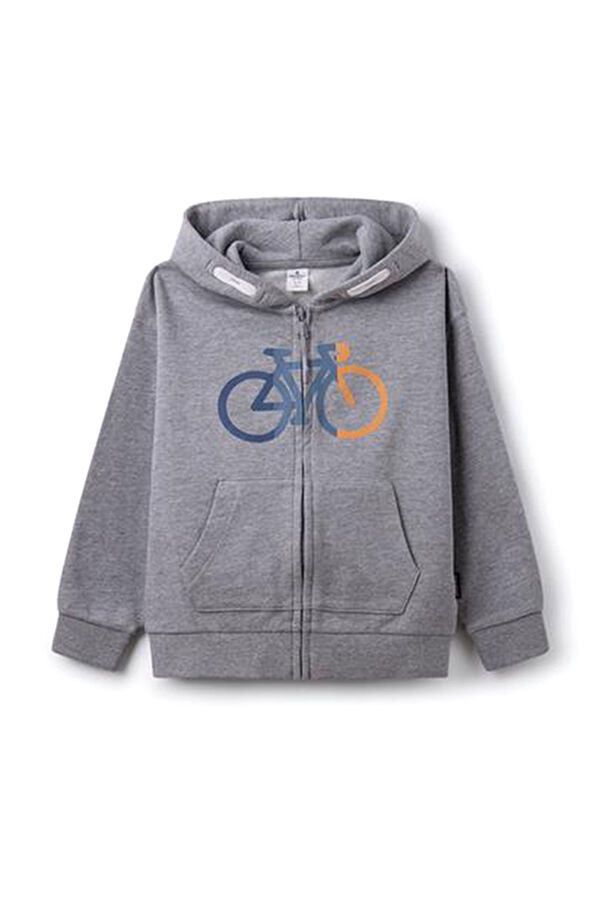 Springfield Boys' bicycle sweatshirt gray