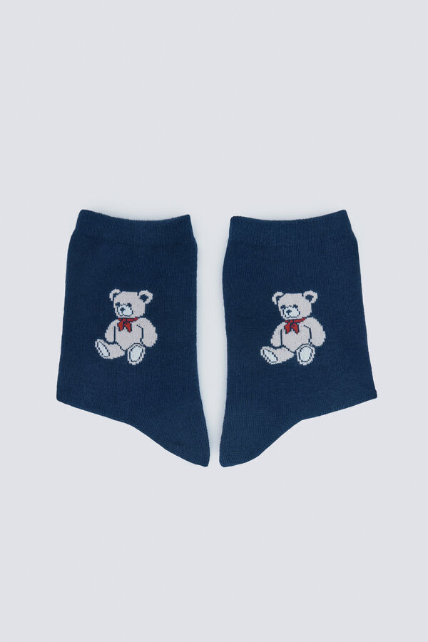 Springfield Meia longa de urso azul