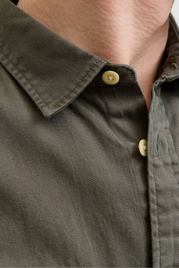 Jack & Jones Camisa estilo sarja cru