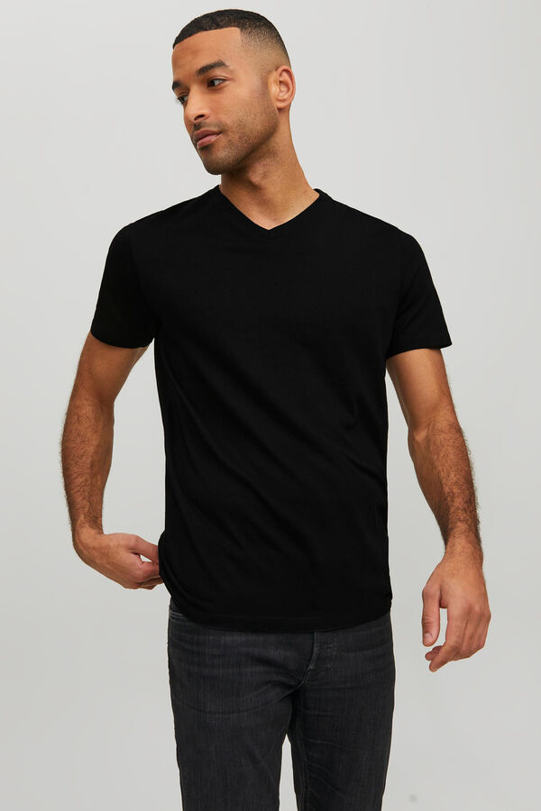 Jack & Jones Camiseta fit estándar negro
