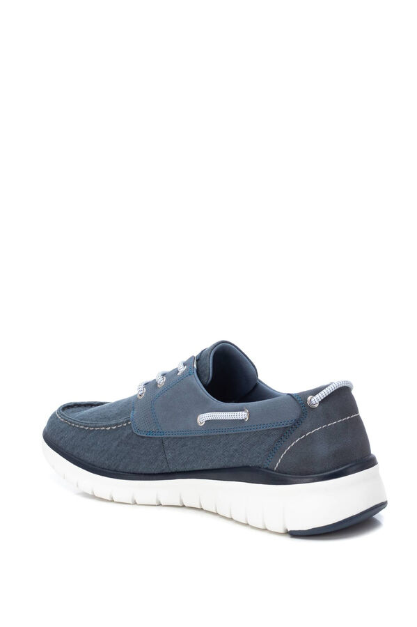 XTI textile men's shoe  blue