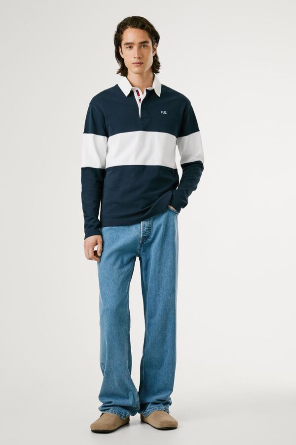 Pepe Jeans Polo de Rugby Regular Fit azul