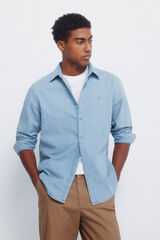 Springfield Camisa jeans azul