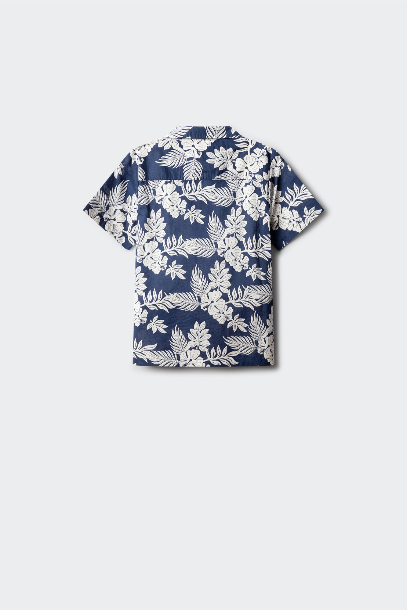 Springfield Kids Camisa de manga curta com flores azul para menino