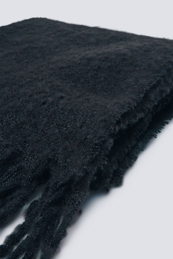 Springfield Cachecol liso de toque suave castanho