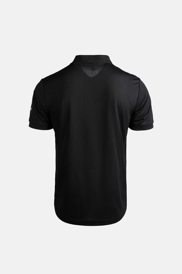 Izas Camisa polo para homem Lille com botões preto