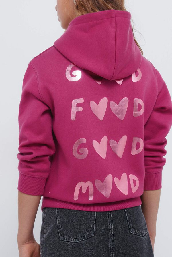 Springfield Kids Sweatshirt feminino GOOD MOOD. rosa