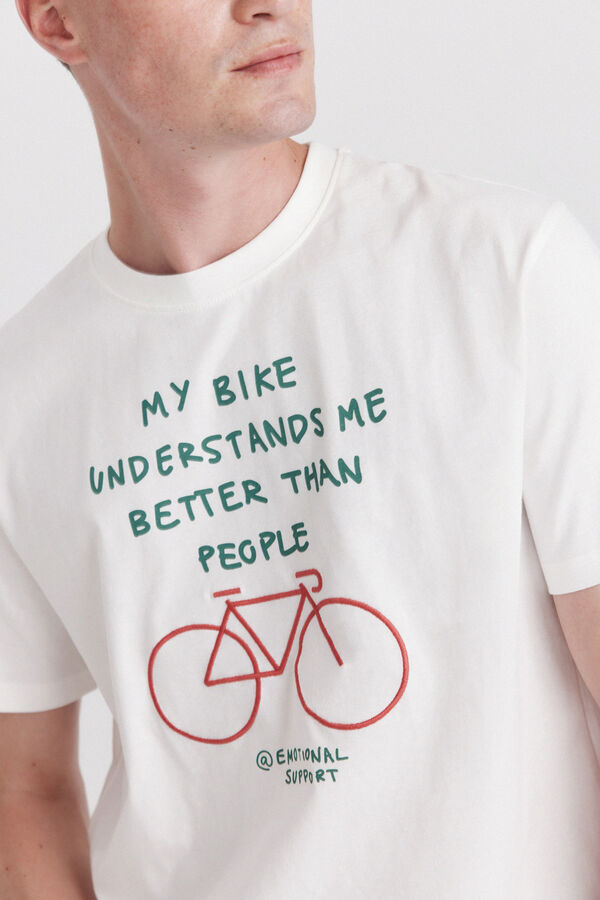 Springfield T-shirt my bike bege