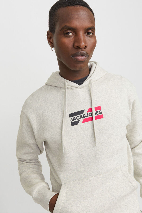Jack & Jones Sweatshirt com logo frontal branco