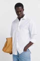 Springfield Camisa Oxford leve branco