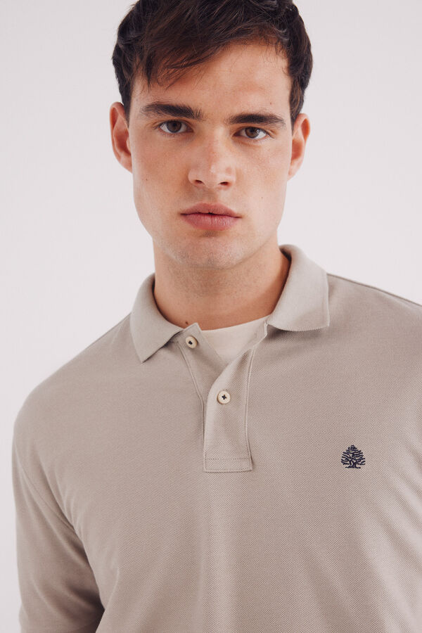 Springfield Polo piqué básico regular fit cru