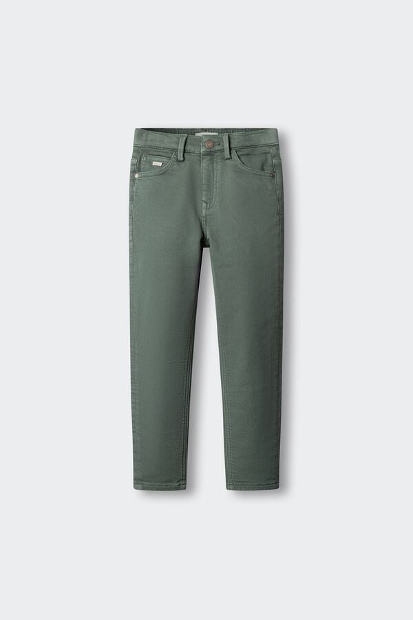 Springfield Kids Cal&ccedil;as de cinco bolsos para menino verde