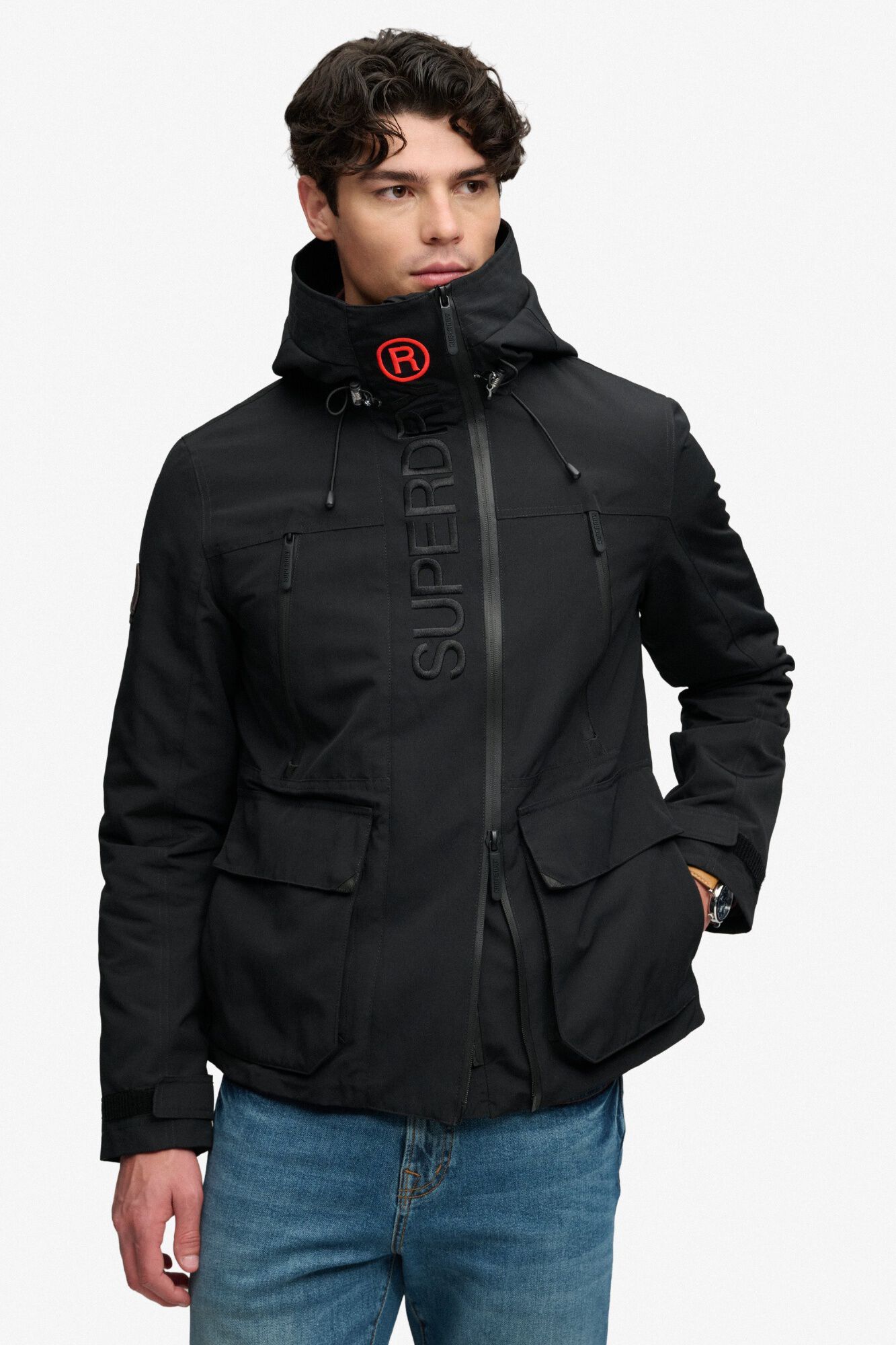 Superdry Casaco corta-vento com capuz
