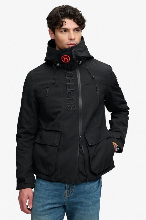 Chaqueta cortavientos capucha