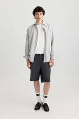 Springfield Bermuda relaxed fit cinzento