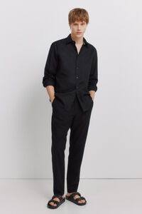 Springfield Pantal&oacute;n chino lino comfort fit
