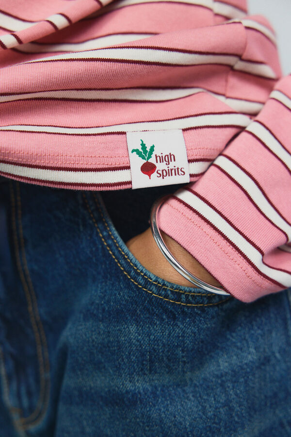 High Spirits Breton T-Shirt rosa