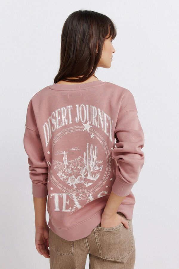 Springfield Sweatshirt "Texas" rosa