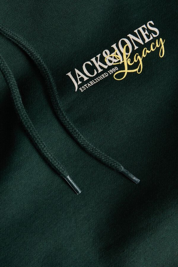 Jack & Jones Sweatshirt relaxed com capuz azul