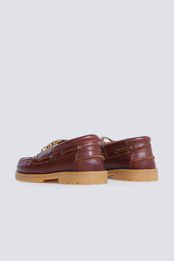 Springfield Sapatos náuticos de couro cru