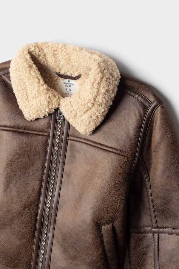 Springfield Kids Casaco aviador infantil cru