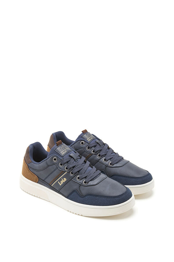 Lois Tênis de basquete casual masculino Lois azul