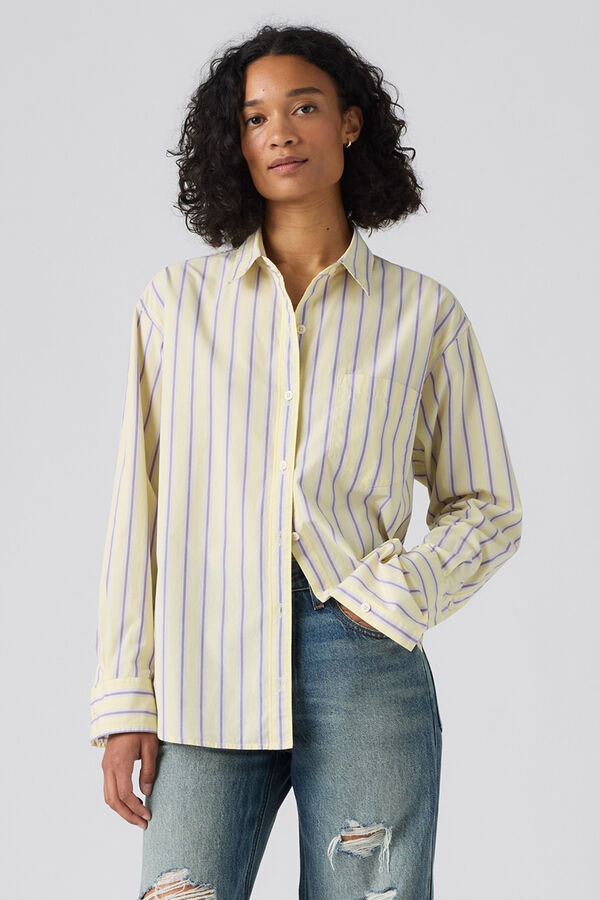 Levi's Camisa de manga comprida com bolso bege