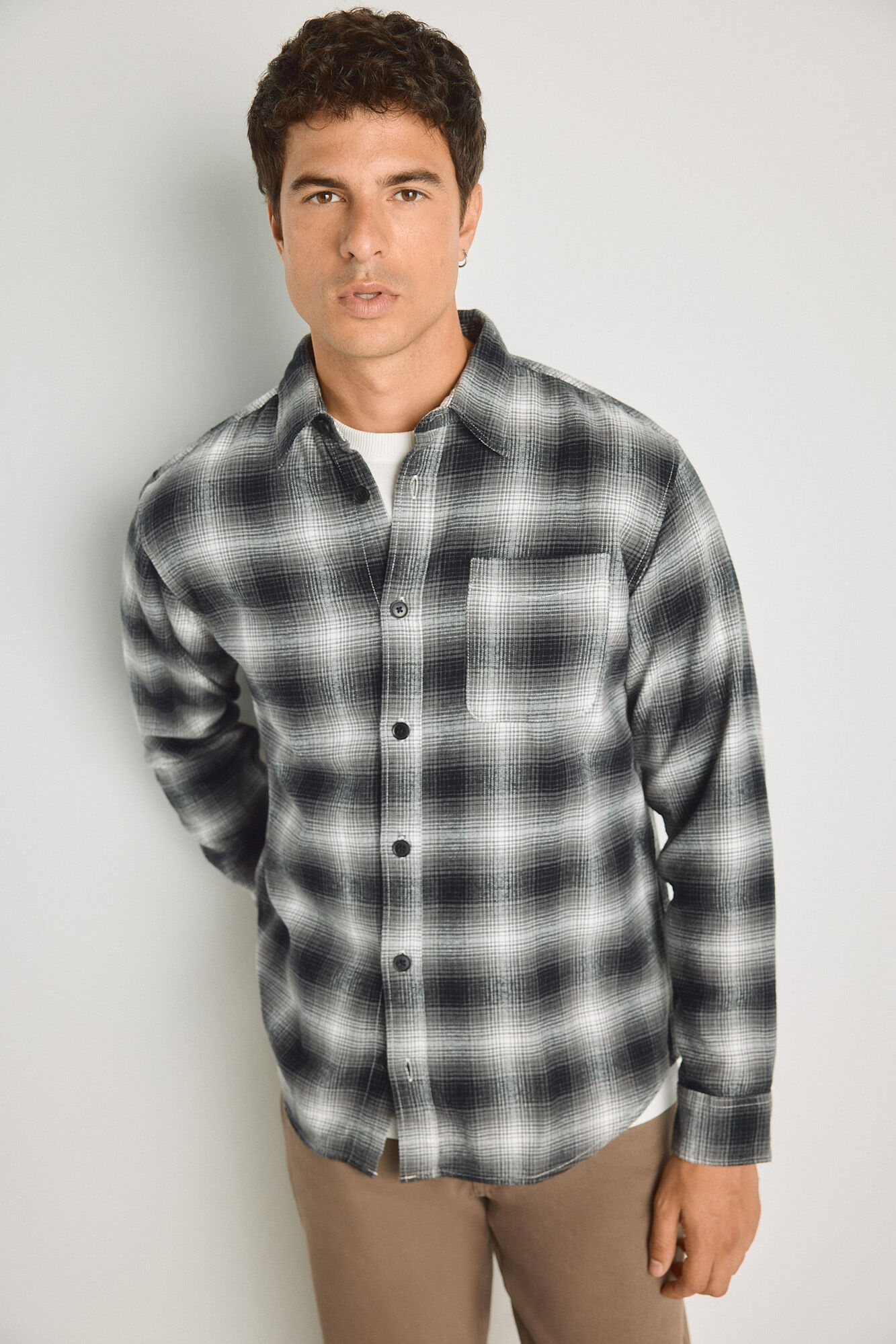 Jack & Jones Camisa relaxed de flanela