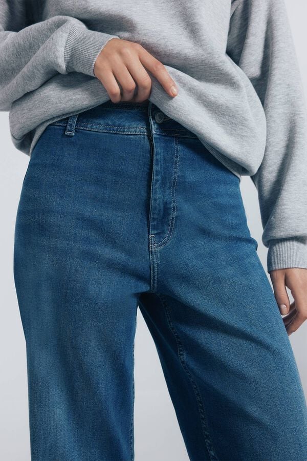 Springfield Calça jeans de marinheiro azul